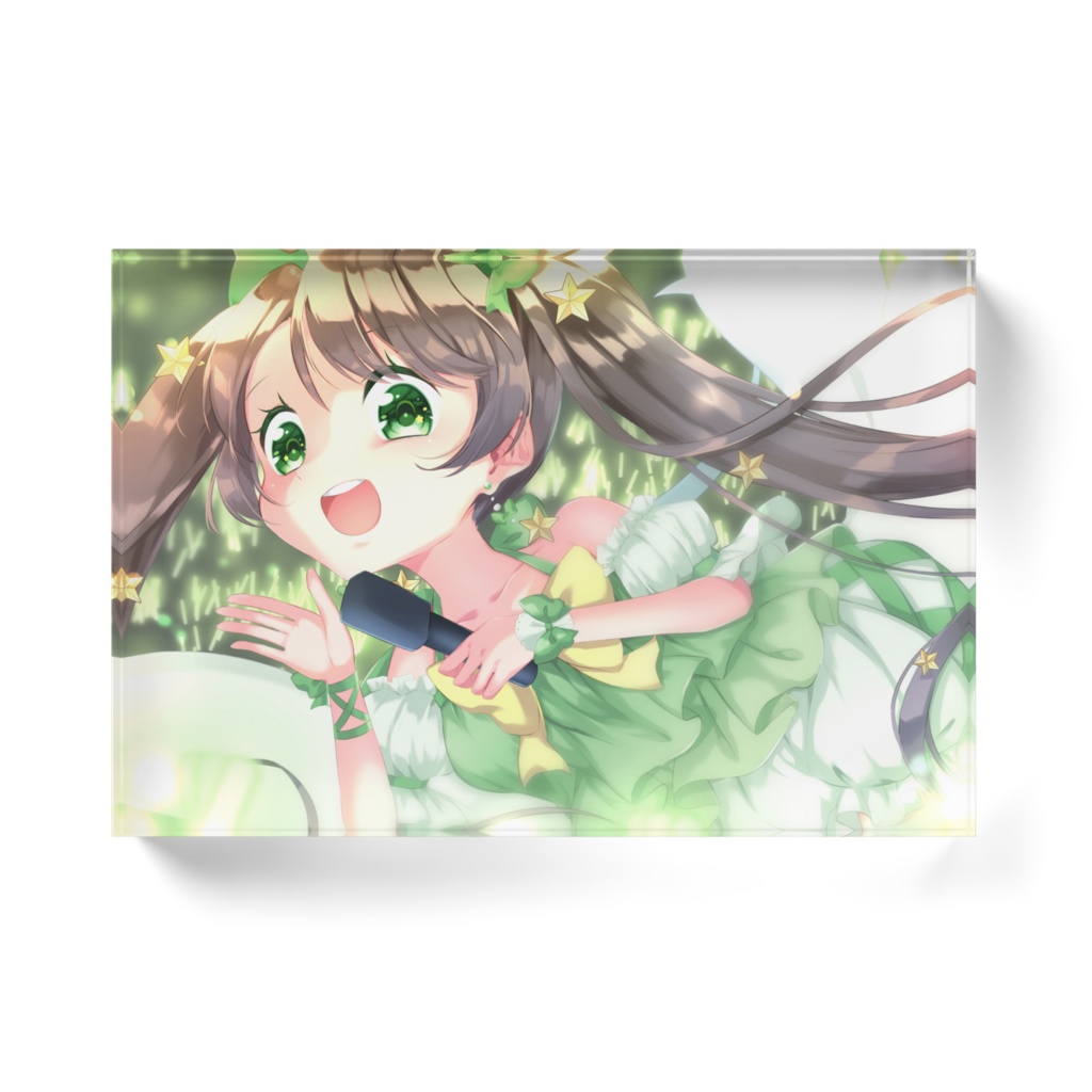 アイドルらむねアクリルブロック