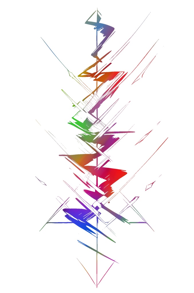 「光彩陸離」ホログラムステッカー（※曲付き）