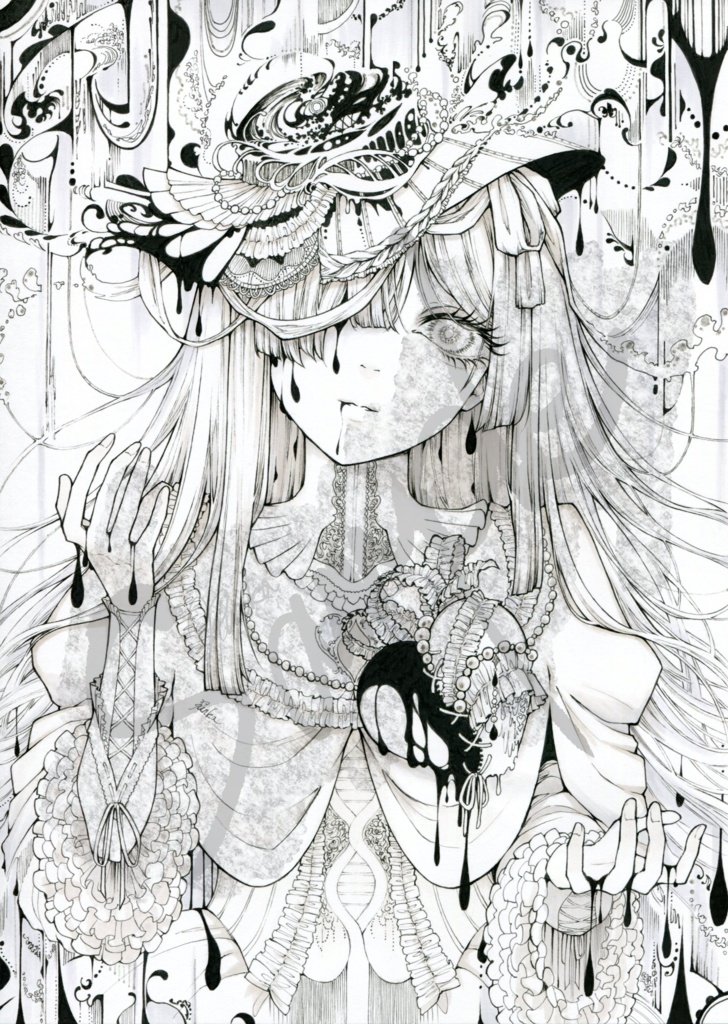 【額装原画】かわいい