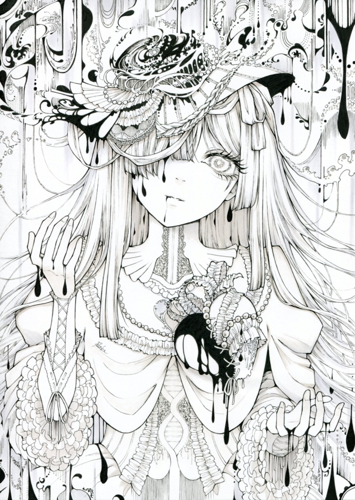 【額装原画】かわいい
