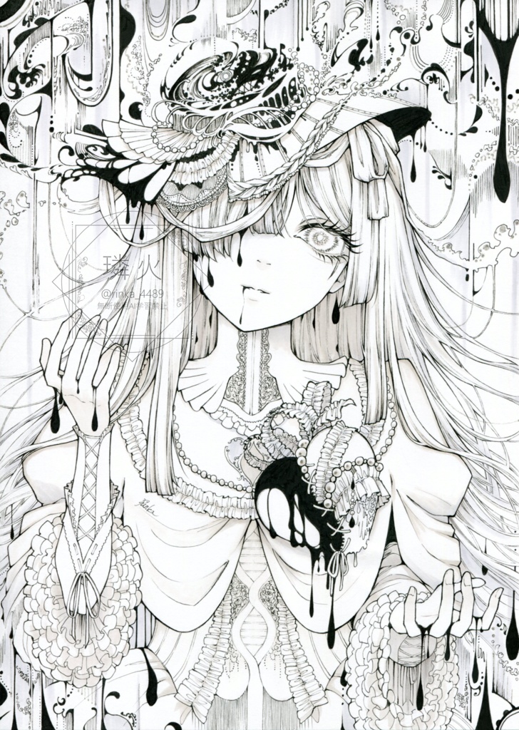 【額装原画】かわいい