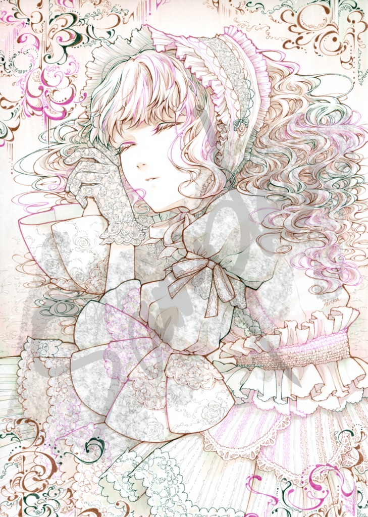 【額装原画】ひるさがり