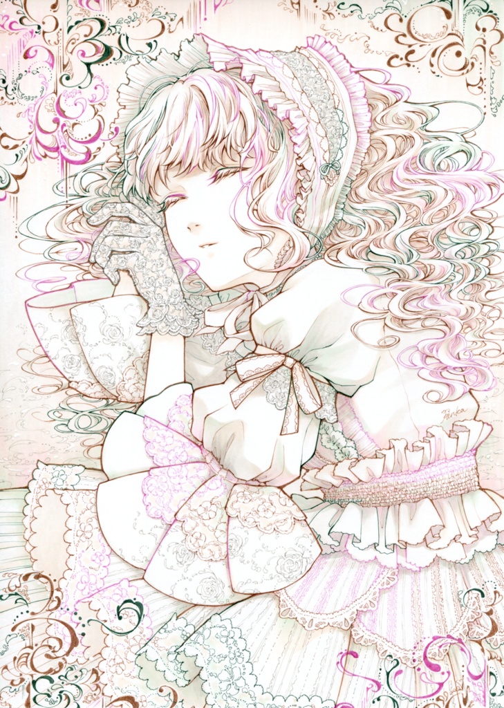 【額装原画】ひるさがり