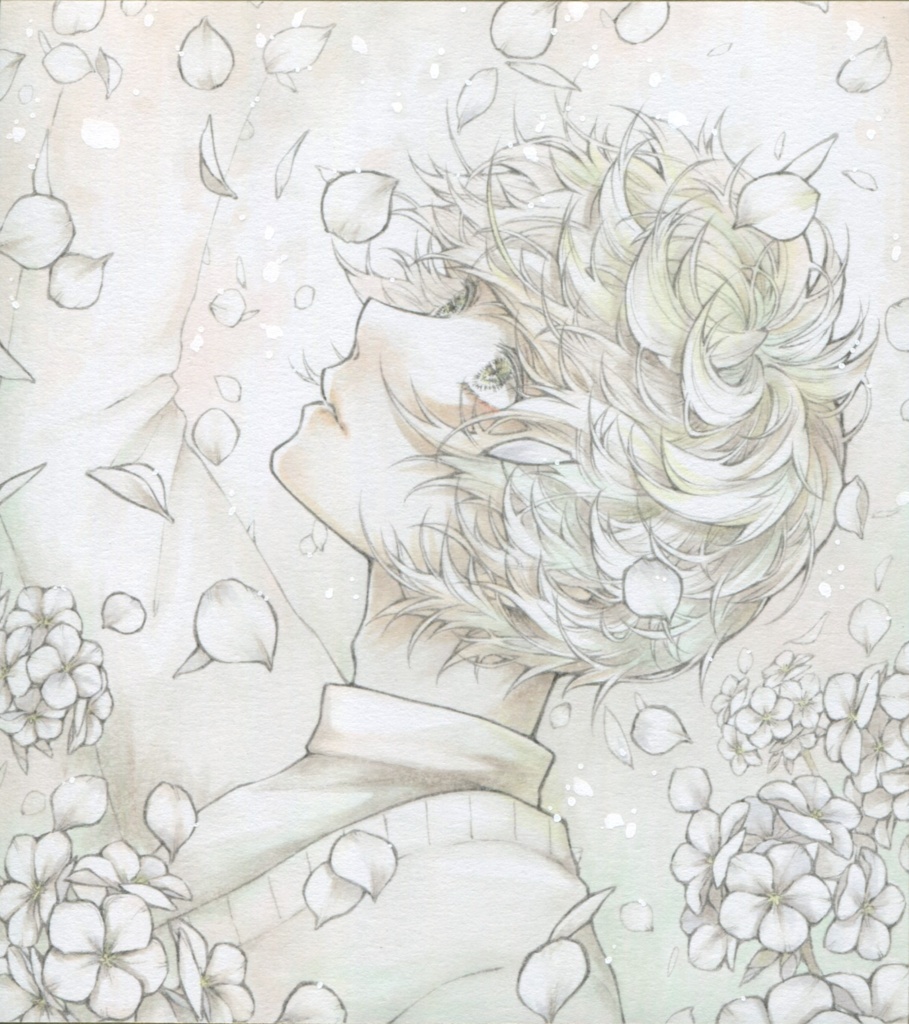 【額装原画】ゼラニウム