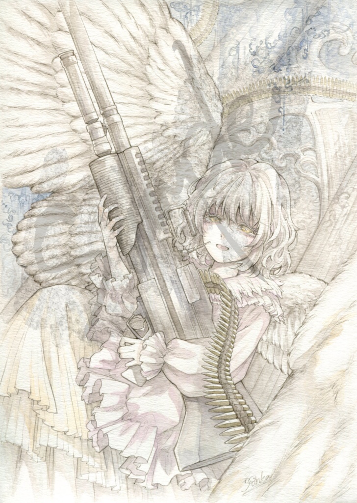 【額装原画】てんごくへ