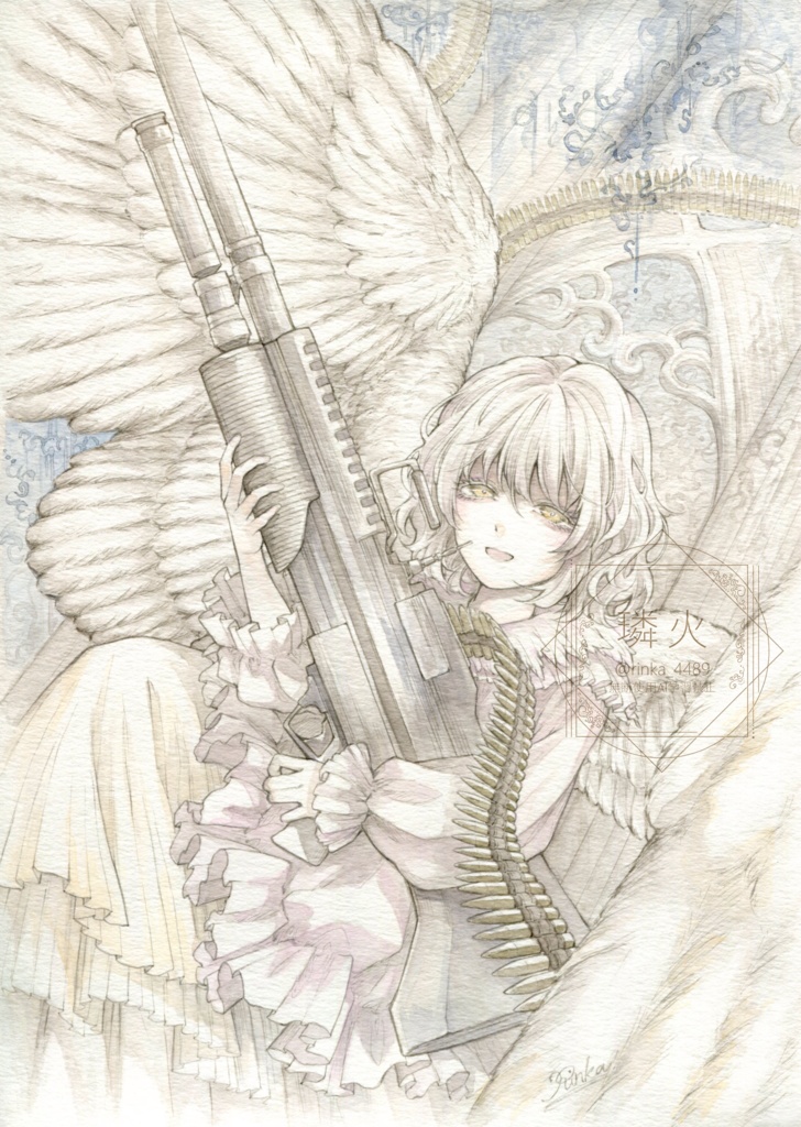 【額装原画】てんごくへ