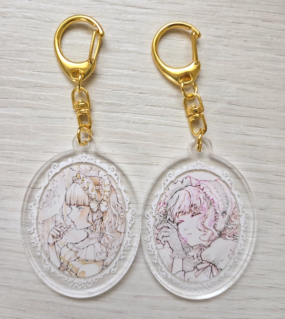 【アナログイラスト】アクリルキーホルダー
