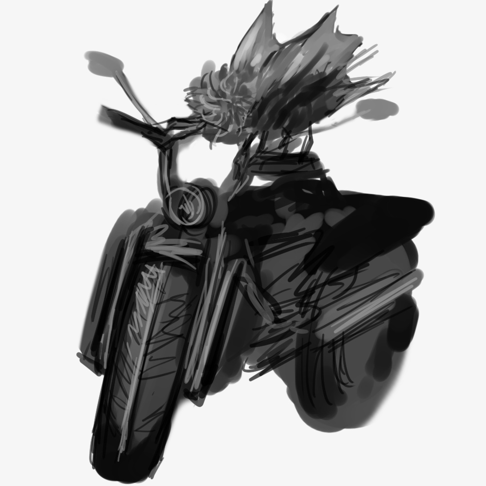 バイク乗ったミ=ゴ