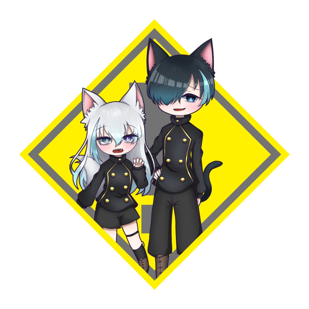 猛獣注意!キーホルダー