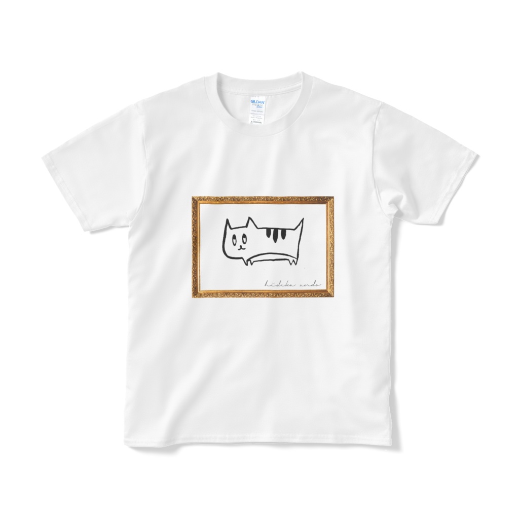 とあるニャーニャーのTシャツ(縁あり)