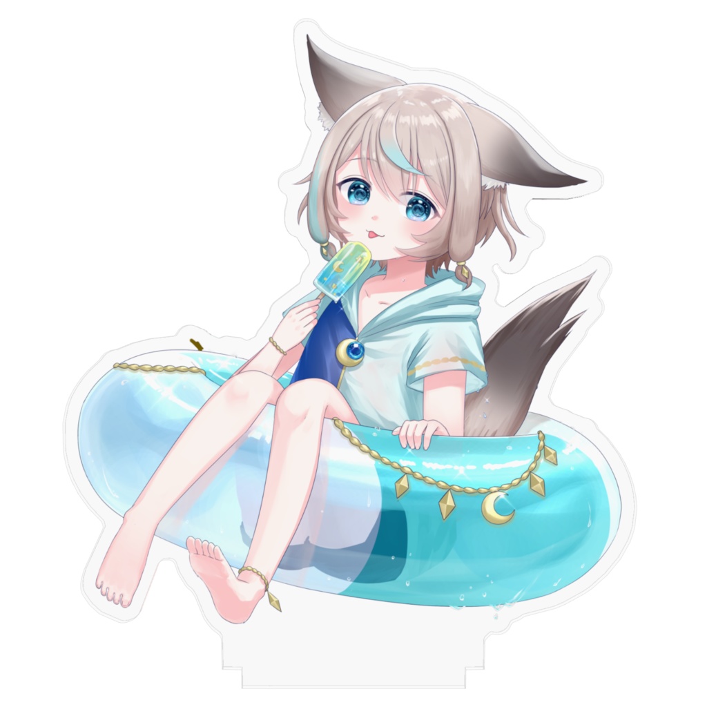 あおいつきね-2023水着アクリルスタンド白