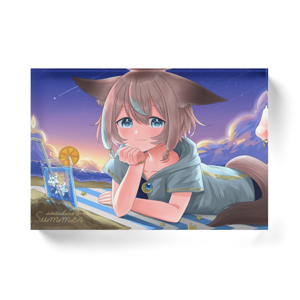 あおいつきね-2023水着アクリルブロック黒