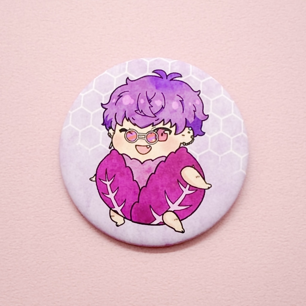 【非公式】きゃべち三宙 缶バッジ 56mm