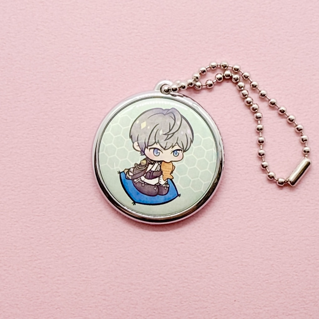 【非公式】朔 ボールチェーンキーホルダー 32mm