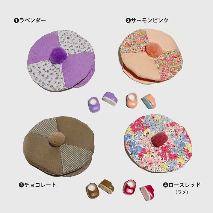 秋色帽子&くつセット
