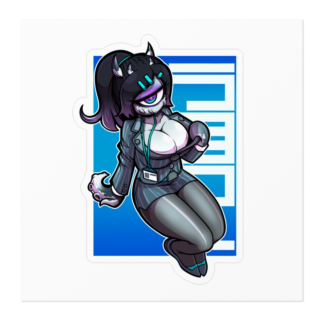 1つ目OL ステッカー