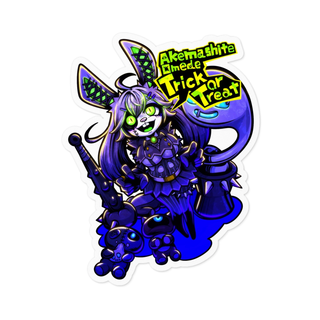 一月のハロウィン ステッカー