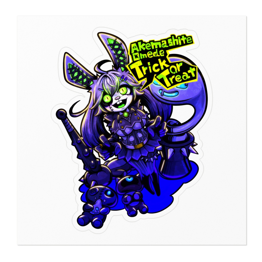 一月のハロウィン ステッカー