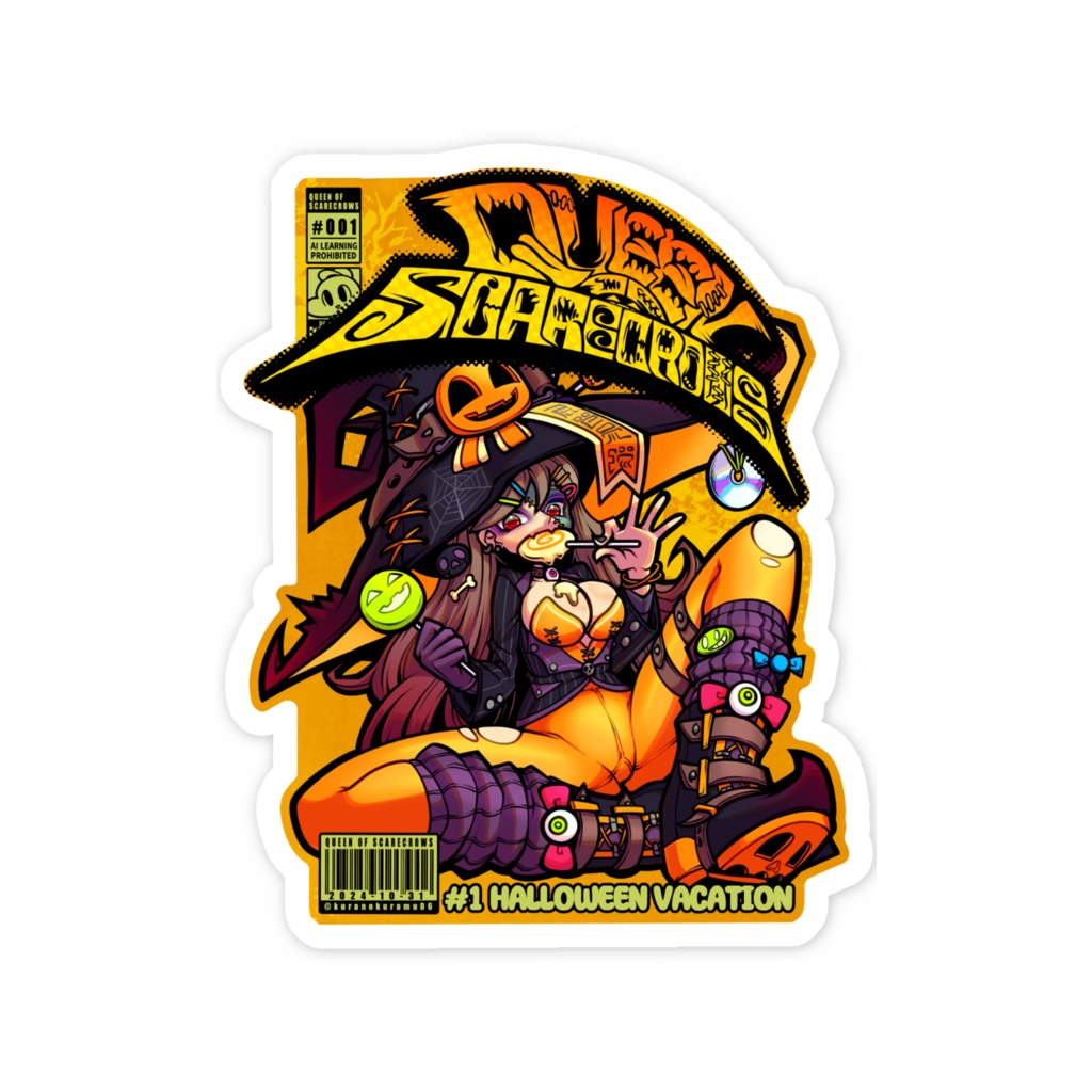 QUEEN OF SCARECROWS スマホステッカー