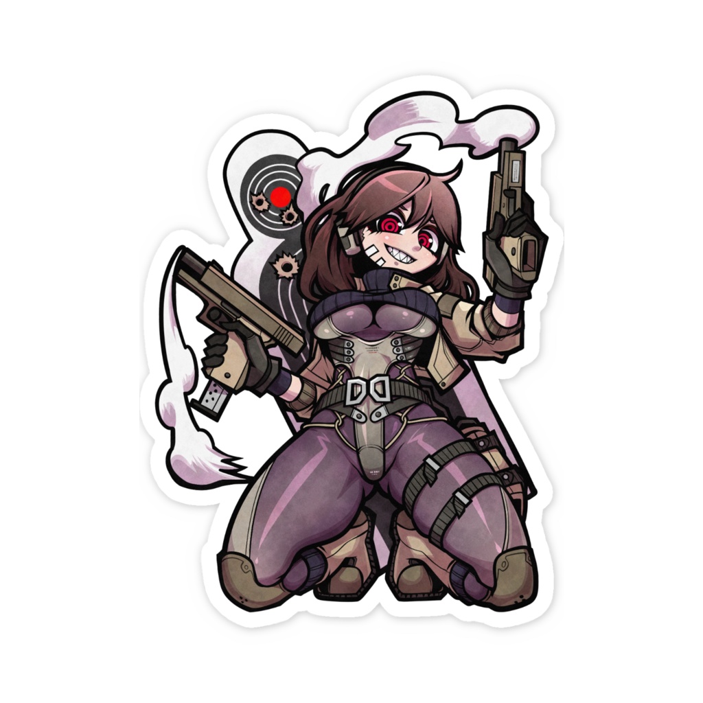 CONCENTRATED FIRE スマホステッカー