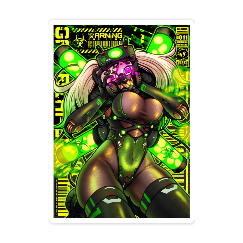 GAS REAPER スマホステッカー