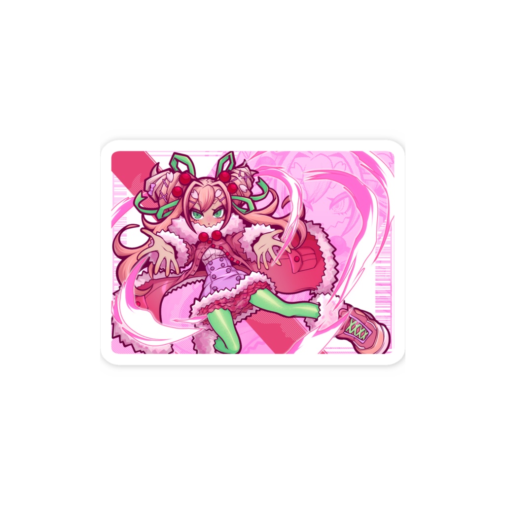 BLOSSOM TYPHOON スマホステッカー