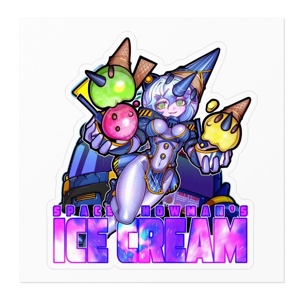 SPACE SNOWMAN’S ICE CREAM