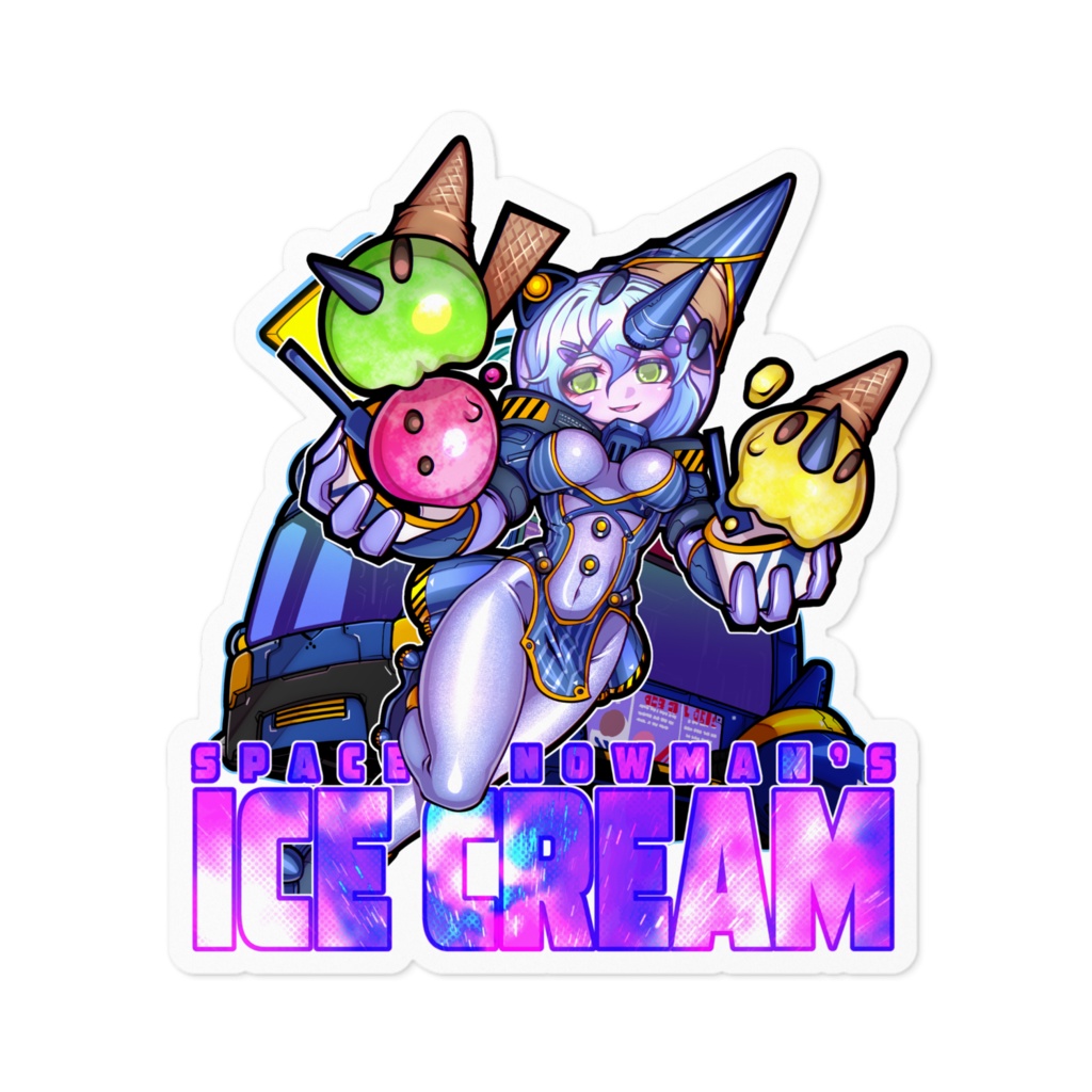 SPACE SNOWMAN’S ICE CREAM