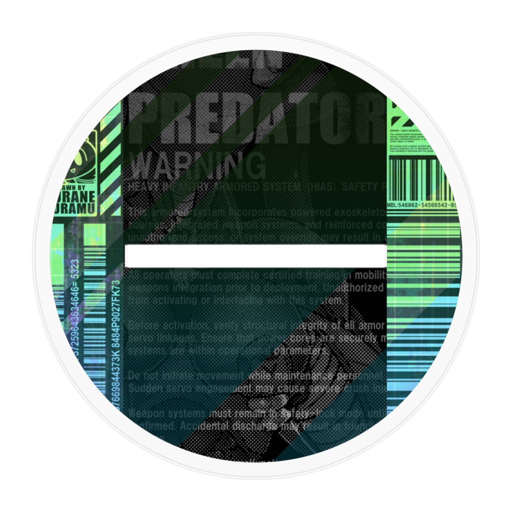 GREEN PREDATOR アクリルフィギュア