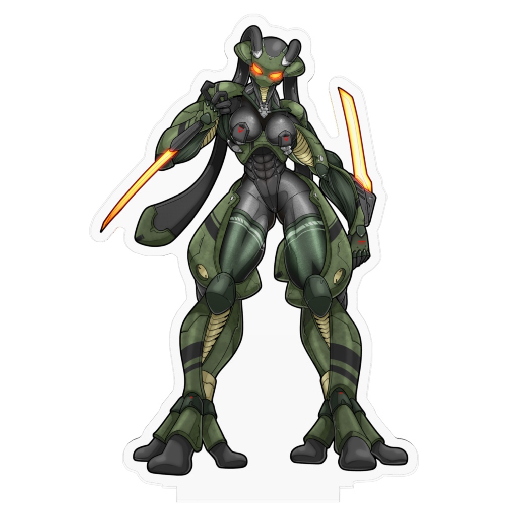 GREEN PREDATOR アクリルフィギュア