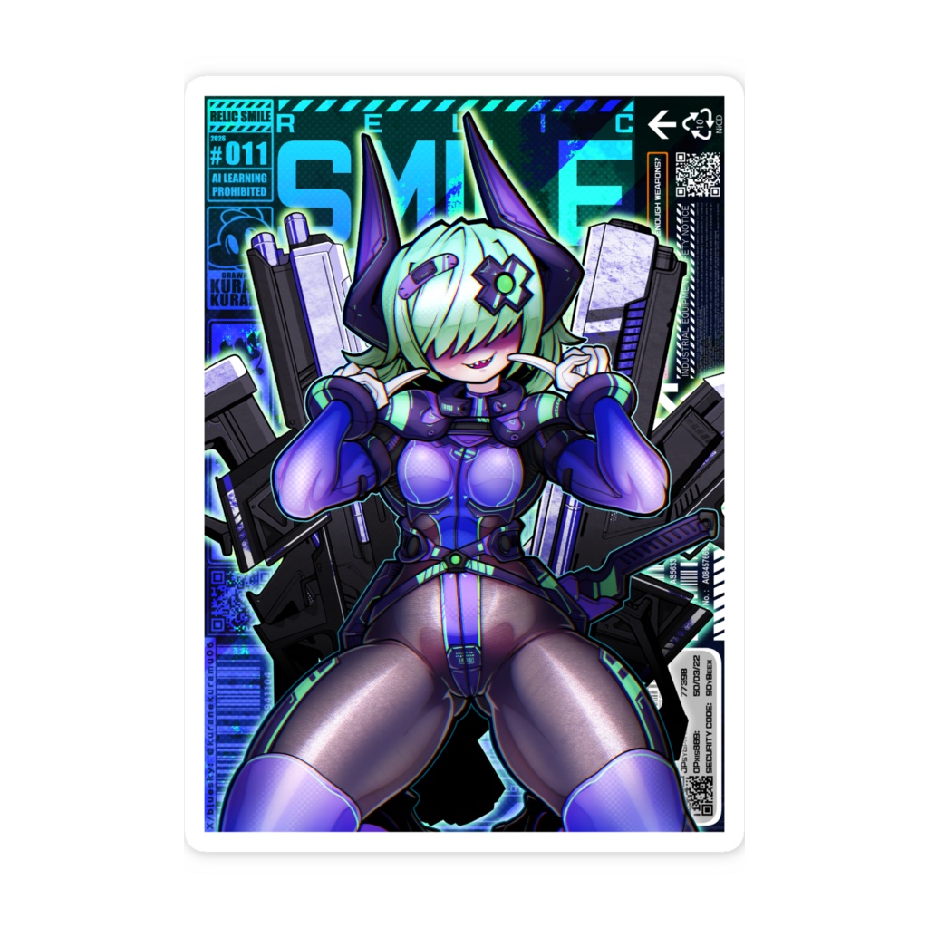 RELIC SMILE スマホステッカー