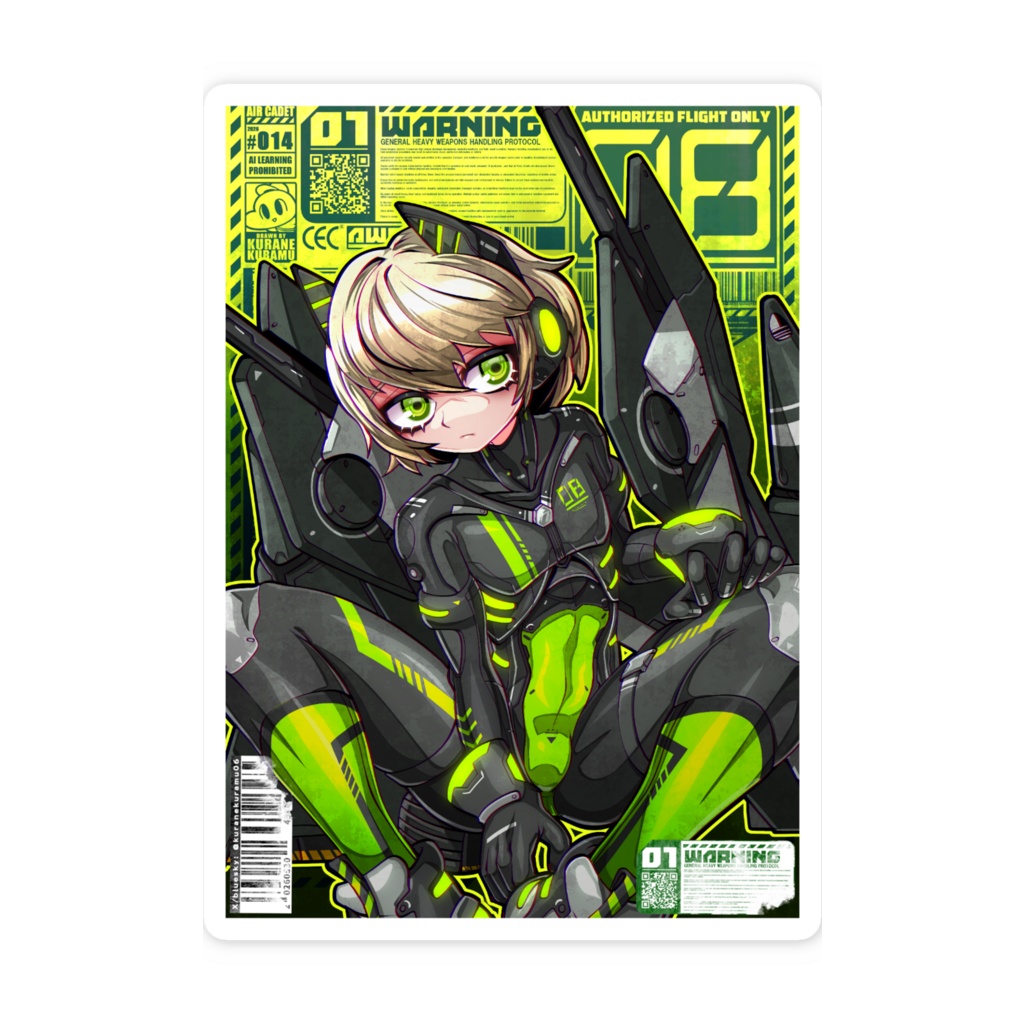 AIR CADET スマホステッカー