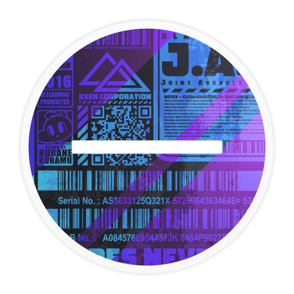 BLADES NEVER JAM アクリルフィギュア