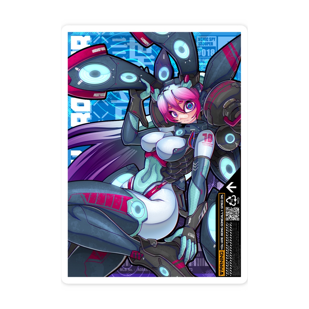 SONIC SPY TROOPER スマホステッカー