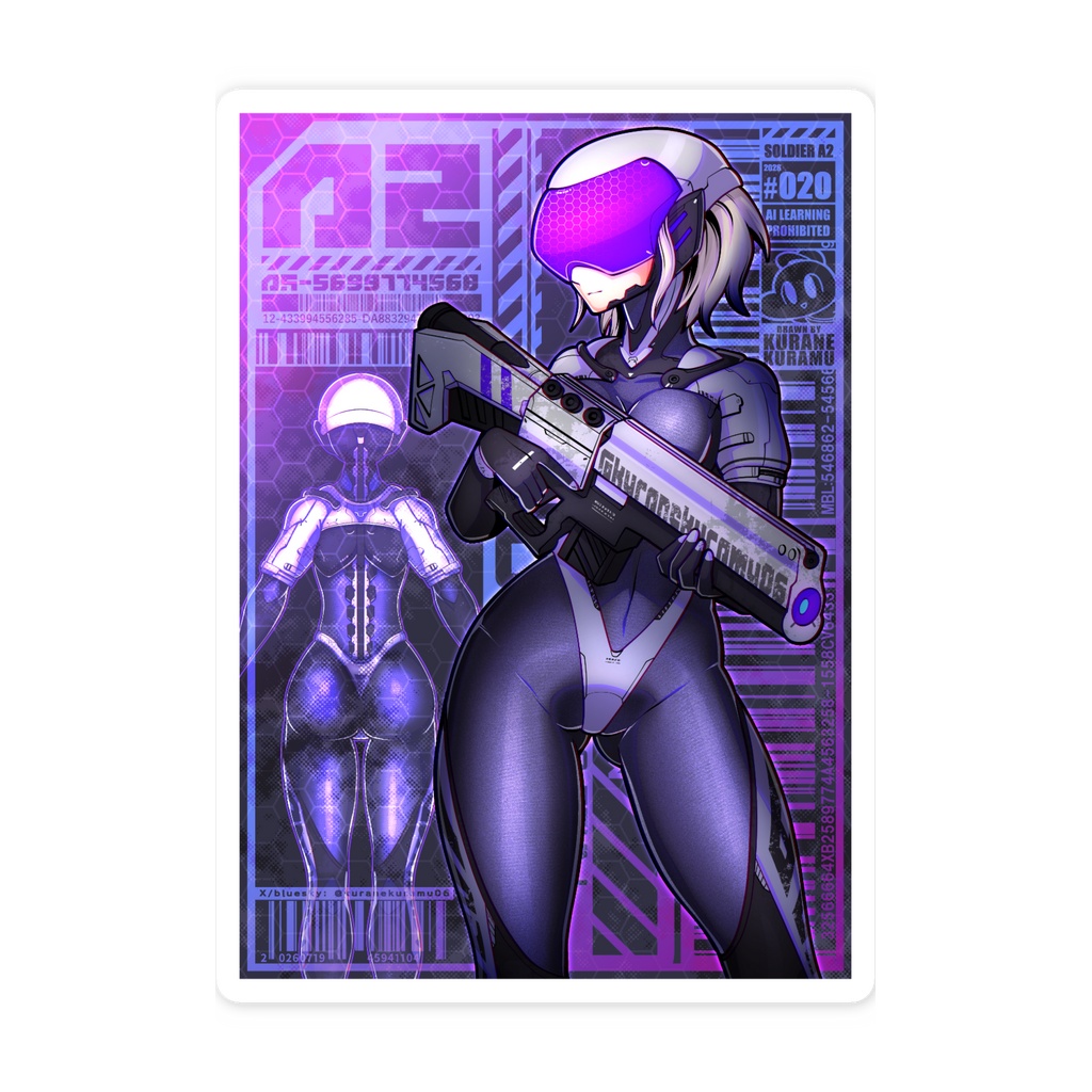 SOLDIER A2 スマホステッカー