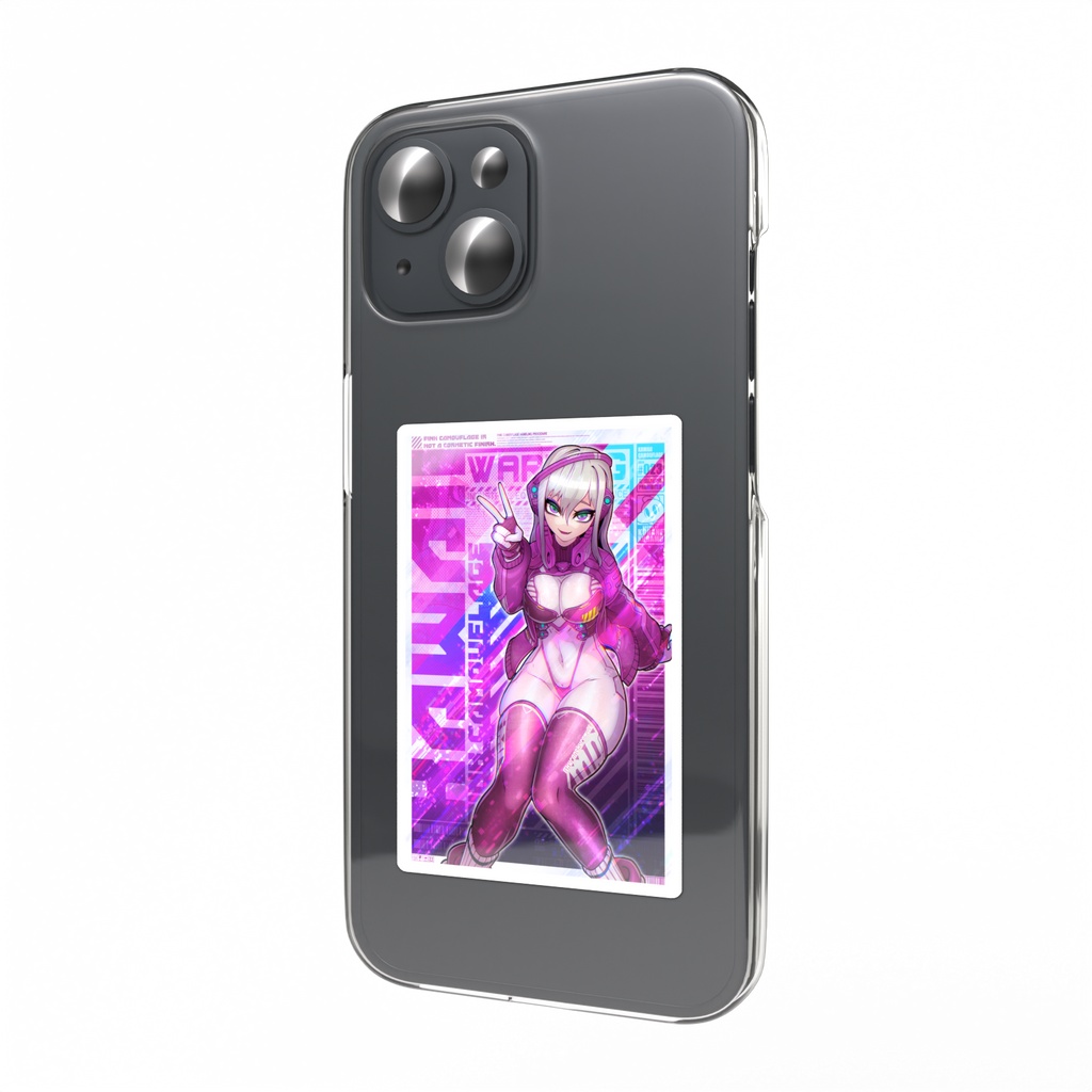 KAWAII CAMOUFLAGE スマホステッカー