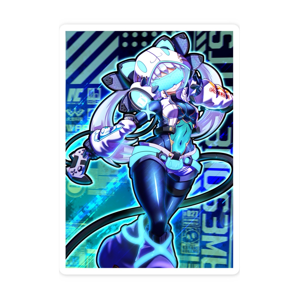 THE CYBERLY スマホステッカー