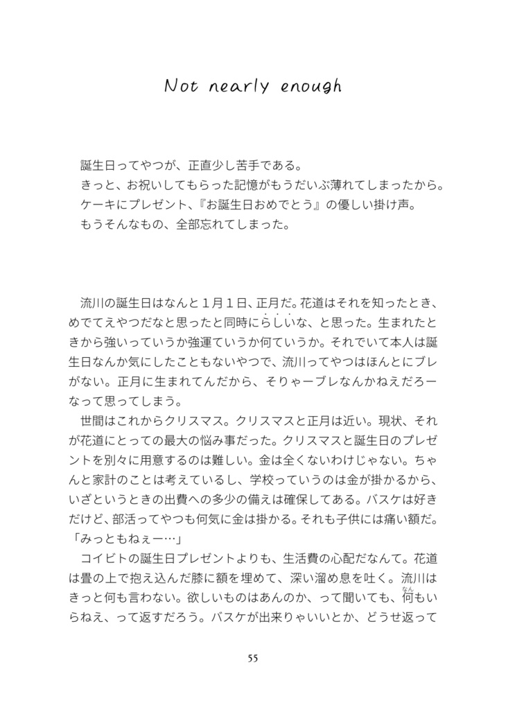 Not nearly enough【おまけ有】