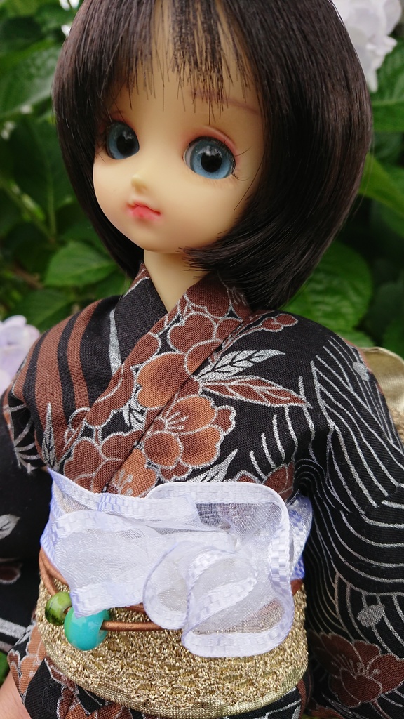 MSDサイズ 浴衣(黒)