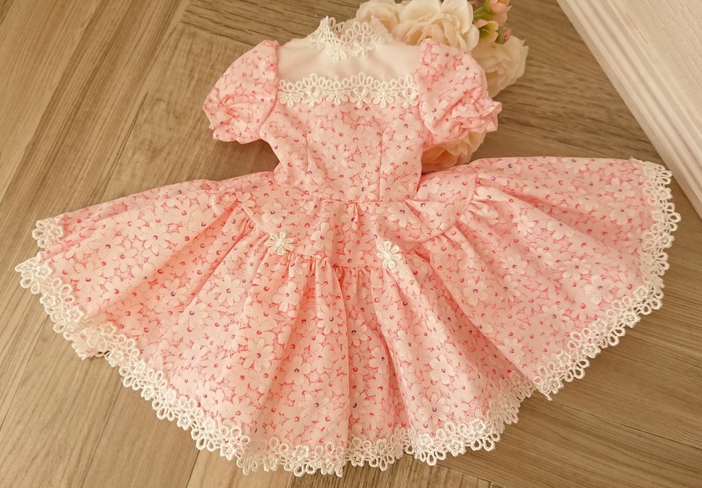 MSD ワンピース 小花p