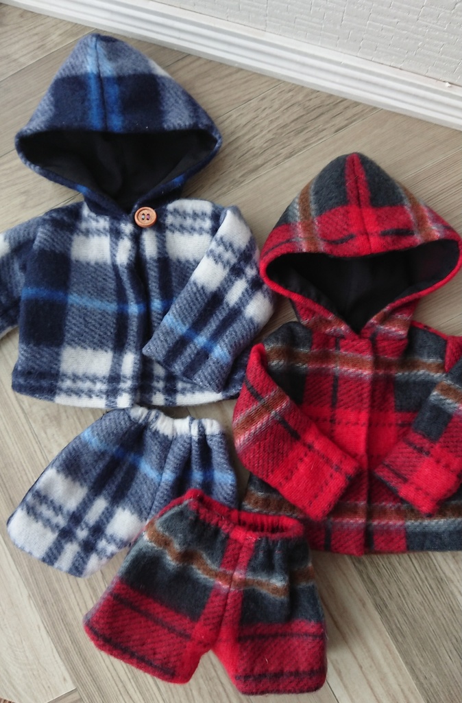 MSDサイズ パーカーショートパンツセット チェック