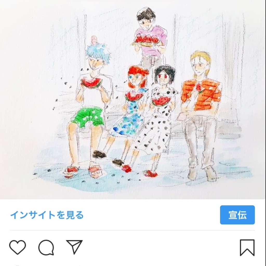 ぎんたま夏休み すいか1