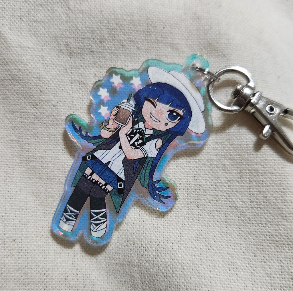 スタべちゃん　オーロラアクリルキーホルダー