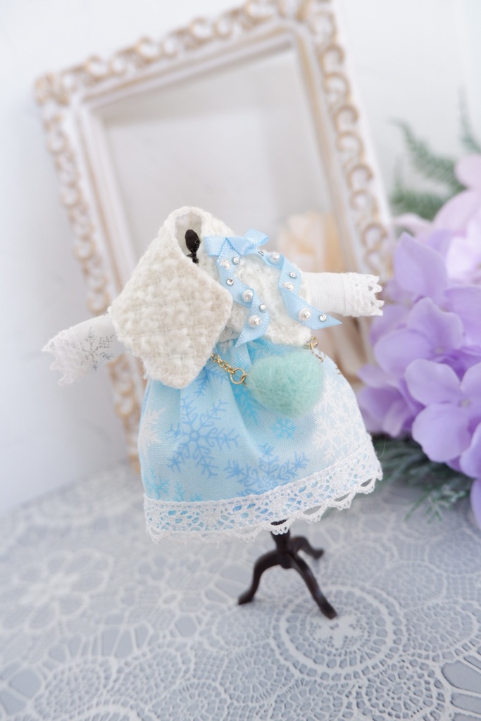 冬のお出かけスノードレスワンピースセット ②