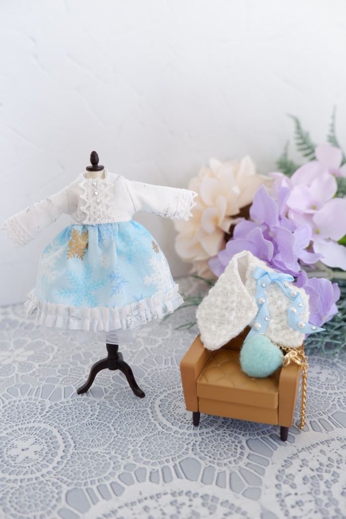 冬のお出かけスノードレスワンピースセット ②