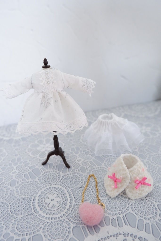 冬のお出かけスノードレスワンピースセット ③