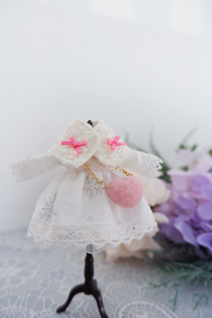 冬のお出かけスノードレスワンピースセット ③