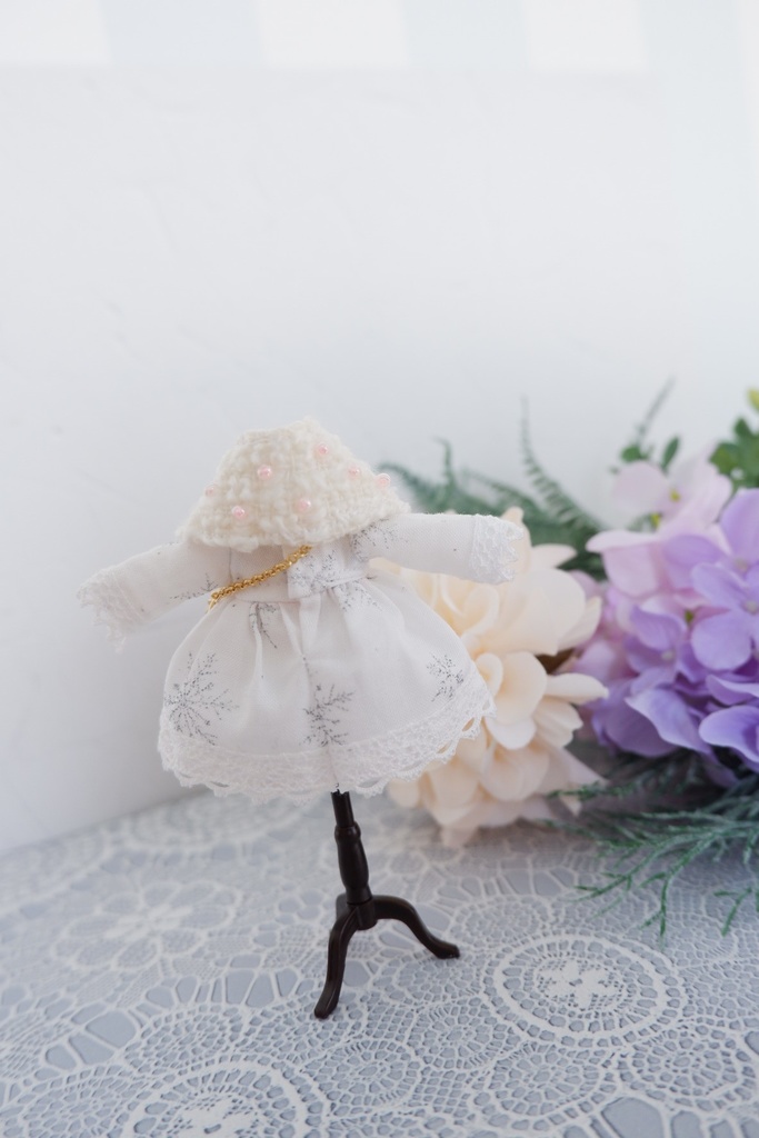 冬のお出かけスノードレスワンピースセット ③