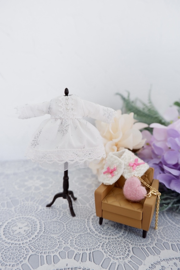 冬のお出かけスノードレスワンピースセット ③