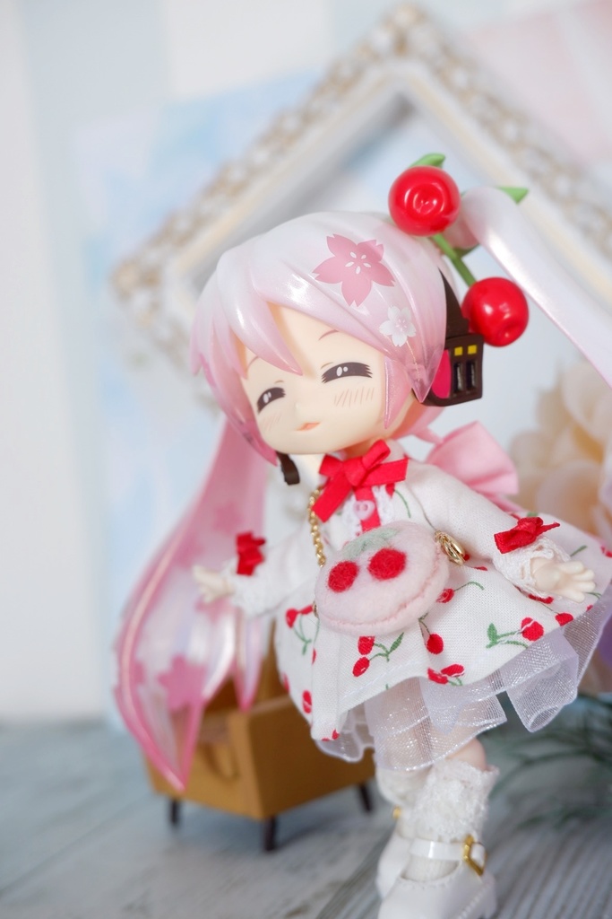 ♡送料無料♡さくらんぼワンピースセット ホワイト